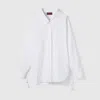 Gucci Cotton Floral Jacquard Shirt With Tie In White