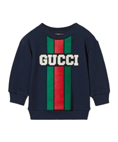 Gucci Cotton Hoodie In Black