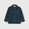 Gucci Cotton Jacket In Blue