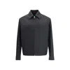Gucci Twill Jacket With Web Detail In Black