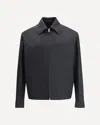 Gucci Twill Jacket With Web Detail In Black