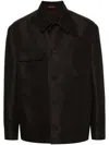 Gucci Men Technical Cotton-blend Jacket In Brown