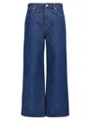 Gucci Mid-rise Wide-leg Jeans In Blue