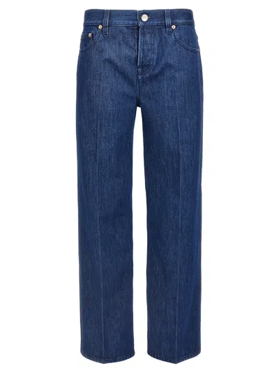 Gucci Cotton Jeans In Blue