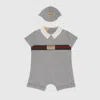 Gucci Cotton Jersey Gift Set In Grey