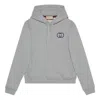 Gucci Cotton Jersey Hooded Sweatshirt In Gray