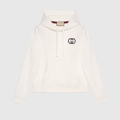 GUCCI GUCCI COTTON JERSEY HOODED SWEATSHIRT