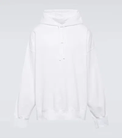 Gucci Cotton Jersey Hoodie In White