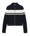 Gucci Cotton Jersey Jacket With Embroidery In Black