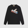 GUCCI GUCCI COTTON JERSEY LONG-SLEEVED T-SHIRT