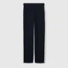 Gucci Cotton Jersey Trousers With Embroidery In Blue