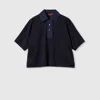 Gucci Cotton Jersey Polo Shirt With Embroidery