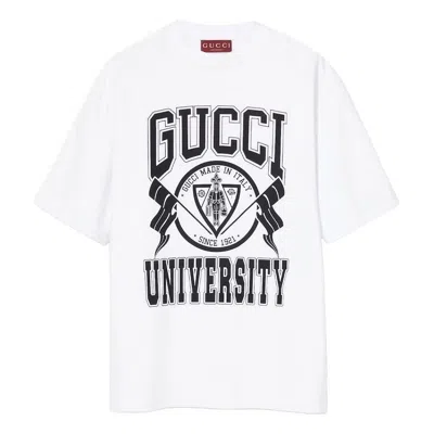 Gucci Cotton Jersey Printed T-shirt 'white'