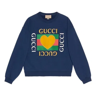 Gucci Cotton Jersey Sweatshirt 'blue'