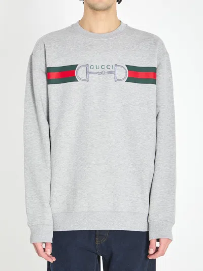 GUCCI GUCCI COTTON JERSEY SWEATSHIRT