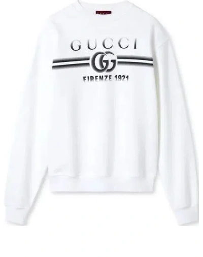Gucci Cotton Jersey Sweatshirt 'white'