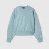 Gucci Cotton Jersey Sweatshirt With Crystals