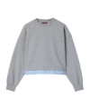 Gucci Cotton Jersey Sweatshirt With Embroidery In Gray