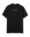 Gucci Mens Black Mc Brand-print Crew-neck Regular-fit Cotton-jersey T-shirt In Black