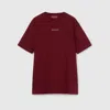 Gucci Cotton Jersey T-shirt In Bordeaux