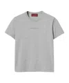 Gucci Cotton Jersey Embossed T-shirt In Gray