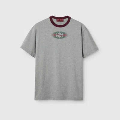 Gucci Cotton Jersey T-shirt In Grey