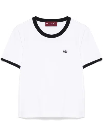 Gucci Cotton Jersey T-shirt In White