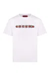 Gucci Cotton-jersey T-shirt In White