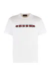 Gucci Cotton-jersey T-shirt In Yellow