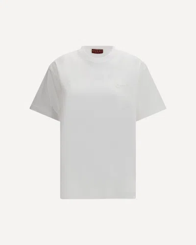 Gucci Cotton Jersey T-shirt In Gray
