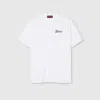 Gucci Logo Cotton Jersey T-shirt In White