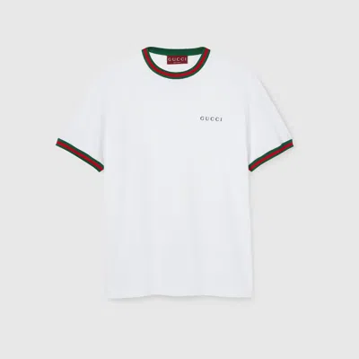Gucci Cotton Jersey T-shirt With Embroidery