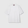 Gucci Cotton Jersey T-shirt With Embroidery In White