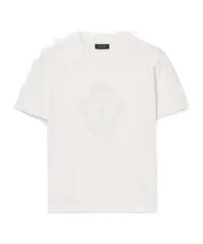 Gucci Cotton Jersey T-shirt With  Crest In White
