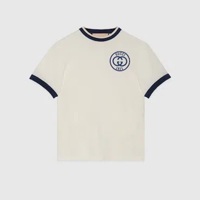 Gucci Cotton Jersey T-shirt With Embroidery In White