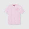 Gucci Cotton Jersey T-shirt With  Logo In Pink
