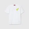 Gucci Cotton Jersey T-shirt With  Logo In White