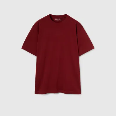 GUCCI GUCCI T-SHIRT AUS BAUMWOLLJERSEY MIT LOGO