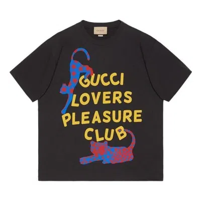 Gucci Cotton Jersey T-shirt With Print 'black'