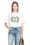 Gucci Interlocking G Cotton Jersey T-shirt In White