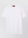 Gucci Cotton Jersey Top Crew Neck Short Sleeves In White