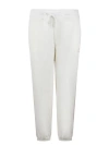 Gucci Waistband Elastic Ribbed Cuffs Side Pockets In White