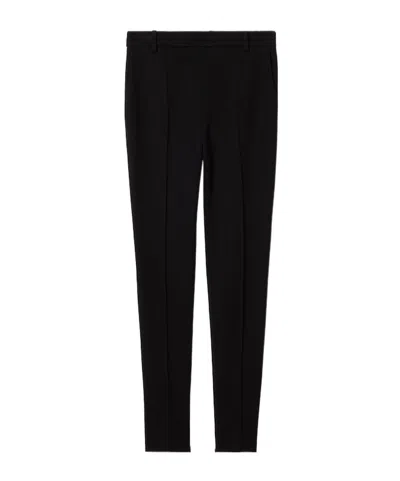 Gucci Cotton Jersey Trousers With Embroidery In Black