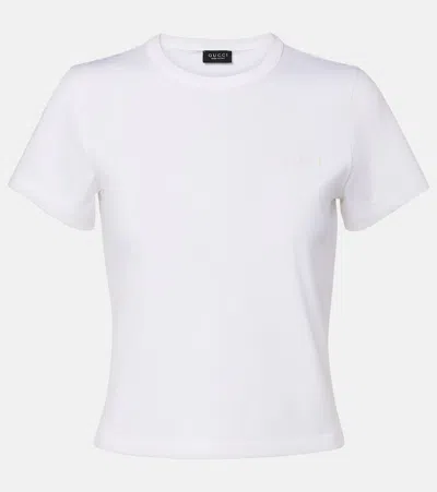 Gucci Cotton Jersey T-shirt In White