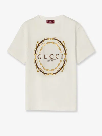 Gucci Cotton Jersey T-shirt In White