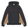 Gucci Cotton Jersey Zip Jacket 'black'