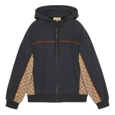 Gucci Cotton Jersey Zip Jacket 'black'