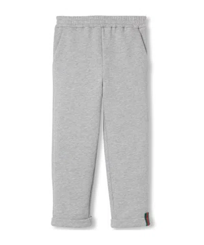 Gucci Cotton Jogging Pants In Gray
