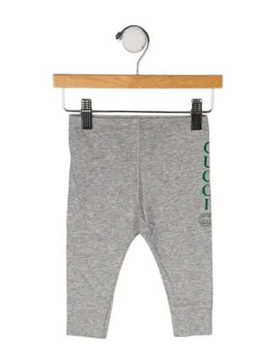 Pre-owned Gucci Babies' Cotton Leggings In Grey