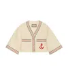 Gucci Cotton Linen Gauze Shirt In Nude